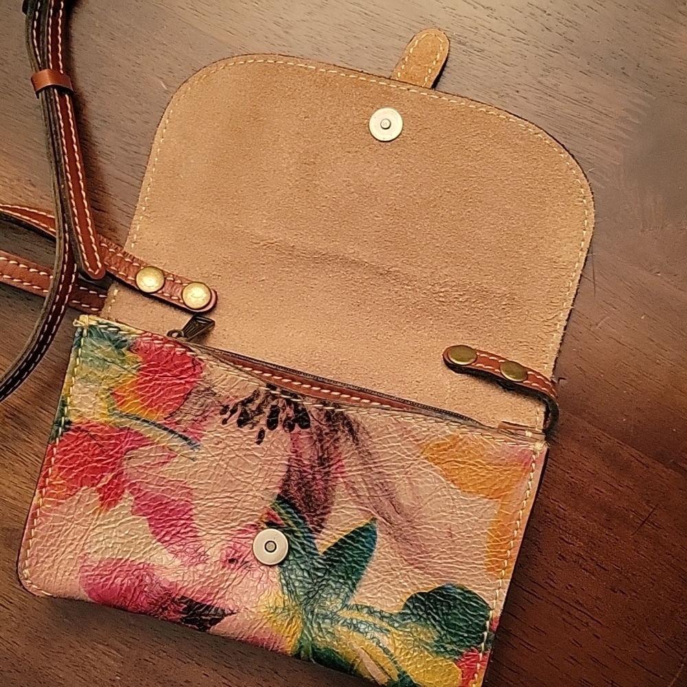 PATRICIA NASH FLORAL LEATHER SMALL CROSSBODY BAG - Picture 9 of 12